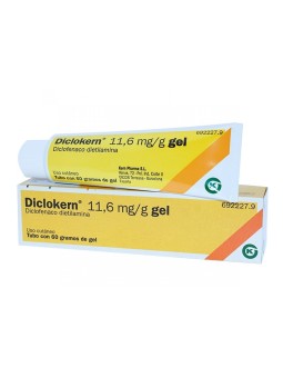 DICLOKERN 11,6 mg/g GEL , 1...