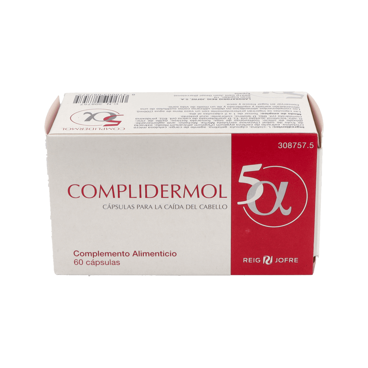 Complidermol 5 Alfa 60 capsulas