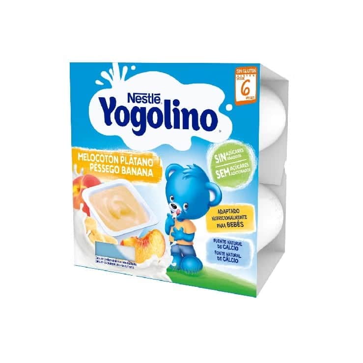 Nestlé Yogolino Melocotón Plátano 4x100g