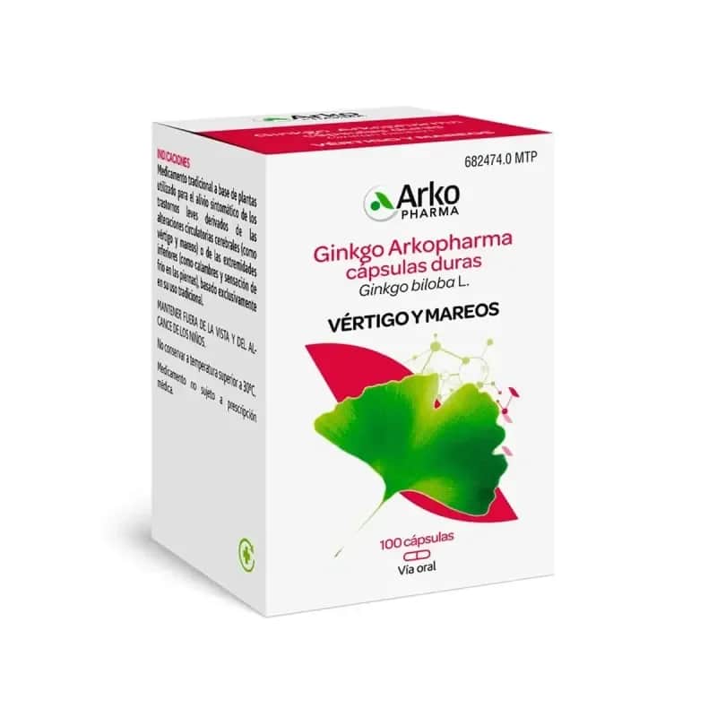 Arkopharma Ginkgo 180 mg 100 cápsulas