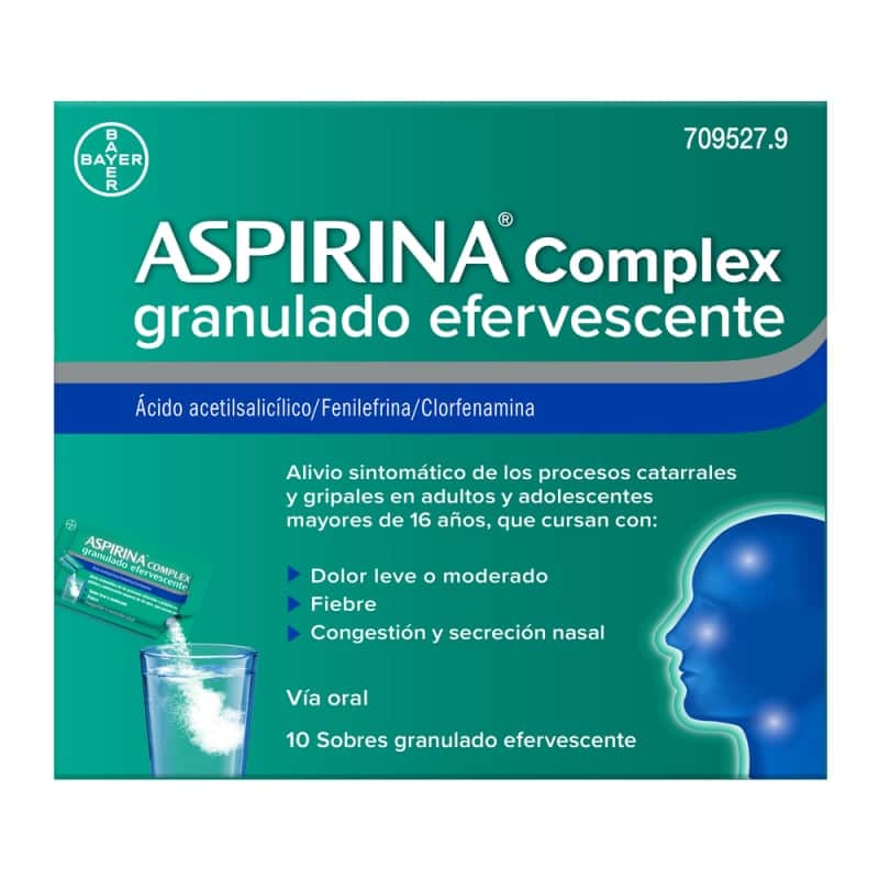 Bayer Aspirina Complex 10 Sobres Granulado Esfervescente