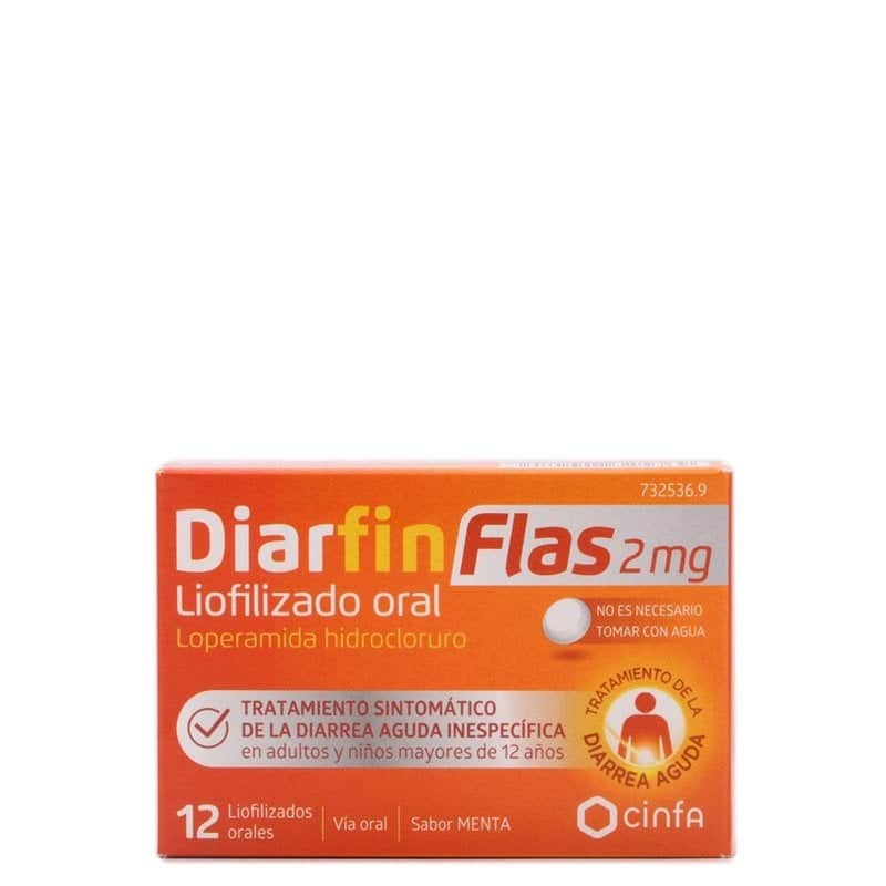 Cinfa Diarfin Flas 2mg 12 liofilizados orales