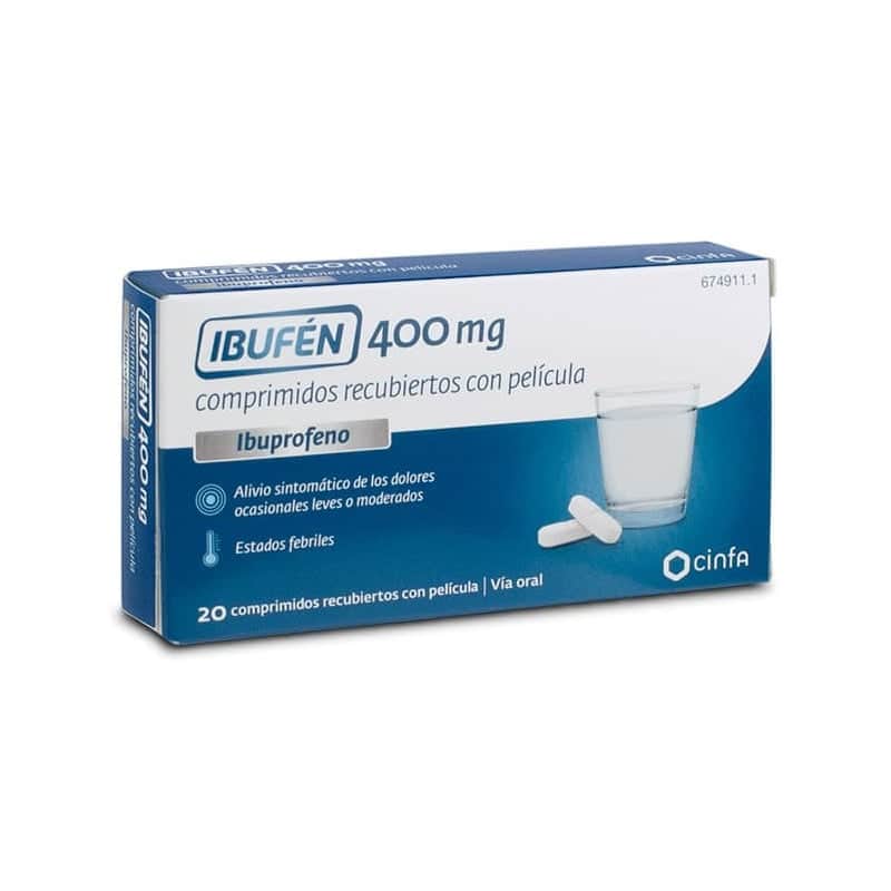 Ibufén 400mg 20 comprimidos recubiertos