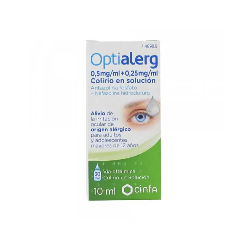 Cinfa Optialerg 5 mg/ml + 0,25 mg/ml colirio 10ml