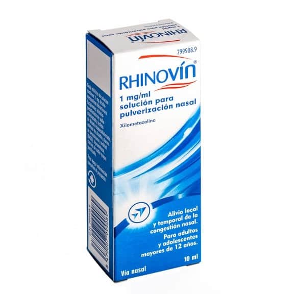 Rhinovin 1 mg/ml Solución Para Pulverización Nasal 1 Fracasco 10ml