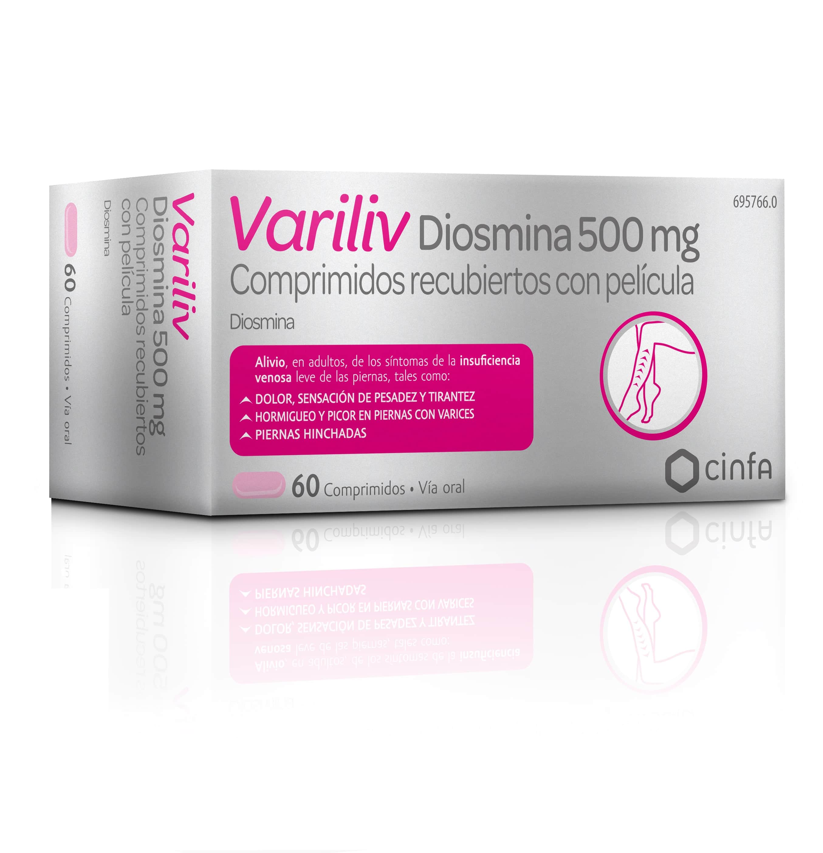 Variliv Diosmina 500mg 60 comprimidos recubiertos